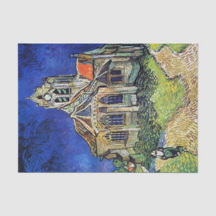 Vincent van Gogh's The Church in Auvers Seidenpapier