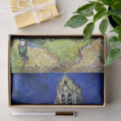 Vincent van Gogh's The Church in Auvers Seidenpapier (Geschenk)