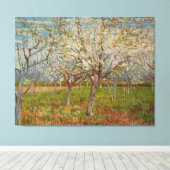 Vincent van Gogh's "The Pink Orchard" (1888) Leinwanddruck (Insitu (Holzboden))