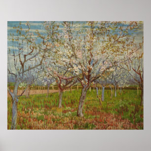 Vincent van Gogh's "The Pink Orchard" (1888) Poster