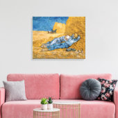 Vincent van Gogh's The Siesta Leinwanddruck (Insitu (Wohnzimmer))