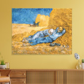 Vincent van Gogh's The Siesta Leinwanddruck (Insitu (Wohnzimmer))