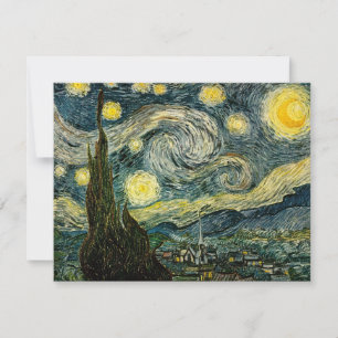 Vincent van Gogh's The Starry Night (1889) Einladung
