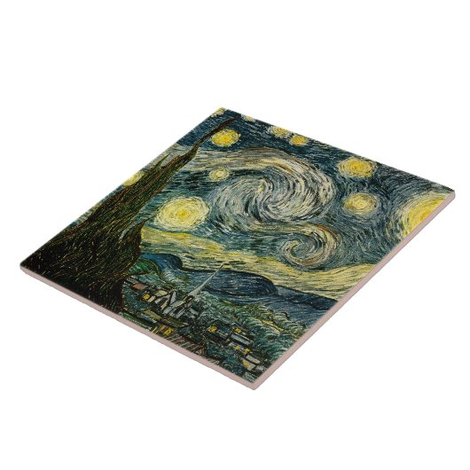 Vincent van Gogh's The Starry Night (1889) Fliese (Seite)