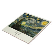 Vincent van Gogh's The Starry Night (1889) Fliese (Seite)