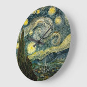 Vincent van Gogh's The Starry Night (1889) Große Wanduhr (Winkel)