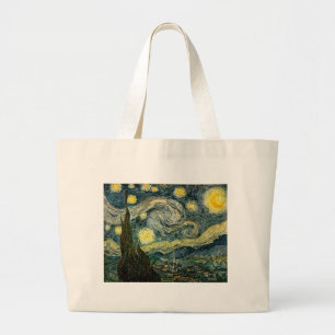 Vincent van Gogh's The Starry Night (1889) Jumbo Stoffbeutel