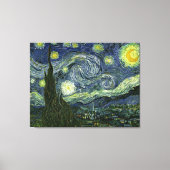 Vincent van Gogh's The Starry Night (1889) Leinwanddruck (Vorderseite)