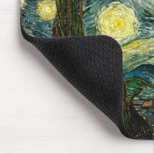 Vincent van Gogh's The Starry Night (1889) Mousepad (Ecke)