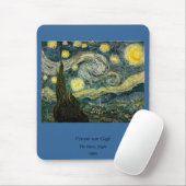 Vincent van Gogh's The Starry Night (1889) Mousepad (Mit Mouse)