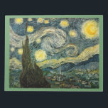Vincent van Gogh's The Starry Night (1889) Notizblock<br><div class="desc">In Classic 1889 Post Beeinonist Painting, artwork that has passed into the public domain and makes wonderful ohrs and other products. All of the Fine Art, Vintage Art, Classic Masterpices, and other Antique Masterworks here at Masterpiece Gallery have been carefully edited and placed on products to provide the best mögliche...</div>