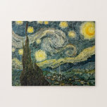 Vincent van Gogh's The Starry Night (1889) Puzzle<br><div class="desc">In Classic 1889 Post Beeinonist Painting, artwork that has passed into the public domain and makes wonderful ohrs and other products. All of the Fine Art, Vintage Art, Classic Masterpices, and other Antique Masterworks here at Masterpiece Gallery have been carefully edited and placed on products to provide the best mögliche...</div>