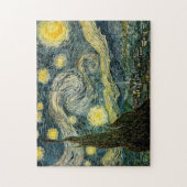 Vincent van Gogh's The Starry Night (1889) Puzzle (Vertikal)