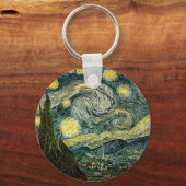 Vincent van Gogh's The Starry Night (1889) Schlüsselanhänger (Vorderseite)