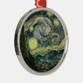 Vincent van Gogh's The Starry Night (1889) Silbernes Ornament (Rechts)