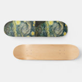 Vincent van Gogh's The Starry Night (1889) Skateboard (Horizontal)