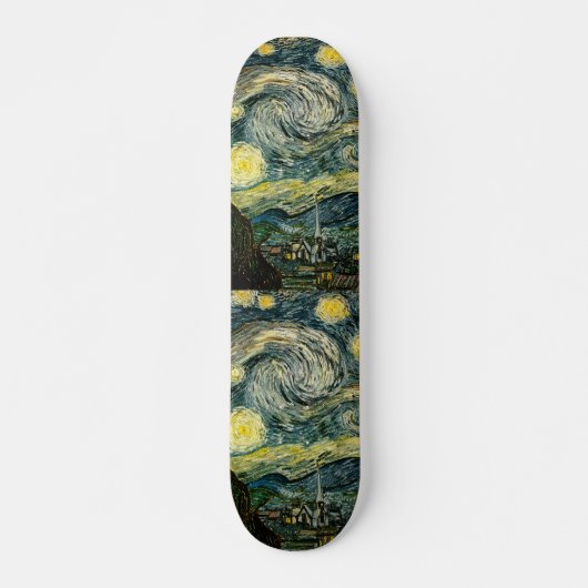 Vincent van Gogh's The Starry Night (1889) Skateboard (Vorne)