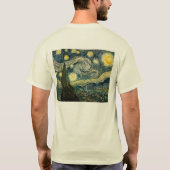 Vincent van Gogh's The Starry Night (1889) T-Shirt (Rückseite)