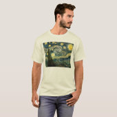 Vincent van Gogh's The Starry Night (1889) T-Shirt (Vorne ganz)