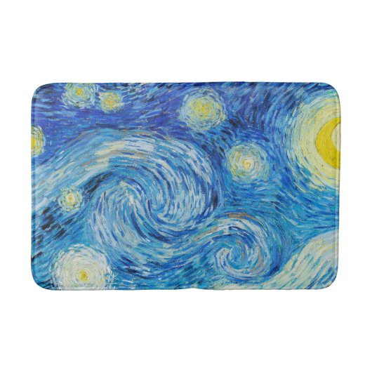 Vincent Van Gogh's The Starry Night Badematte (Vorderseite)