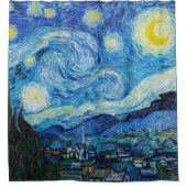 Vincent Van Gogh's The Starry Night Duschvorhang (Vorderseite)