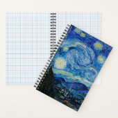 Vincent Van Gogh's The Starry Night Notizblock (Innen)