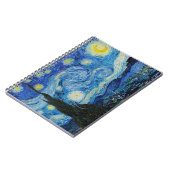 Vincent Van Gogh's The Starry Night Notizblock (Linke Seite)