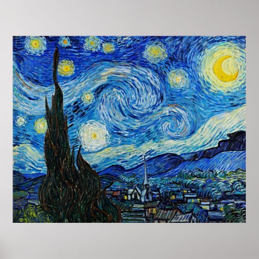 Vincent Van Gogh's The Starry Night Poster (Vorne)