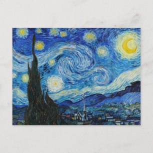Vincent Van Gogh's The Starry Night Postkarte