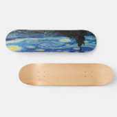 Vincent Van Gogh's The Starry Night Skateboard (Horizontal)