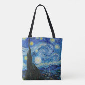 Vincent Van Gogh's The Starry Night Tote Bag Tasche (Rückseite)
