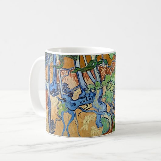Vincent van Gogh's Tree Roots Kaffeetasse (Vorderseite Links)