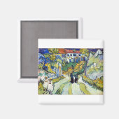 Vincent van Gogh's Treppe bei Auvers (1890) Magnet (Vorderseite/Rückseite)