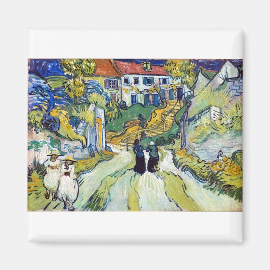 Vincent van Gogh's Treppe bei Auvers (1890) Magnet (Vorne)