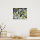 Vincent van Gogh's Treppe bei Auvers 1890 Small Poster (Küche)