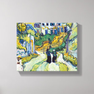 Vincent van Gogh's Treppe bei Auvers Leinwanddruck
