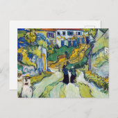 Vincent van Gogh's Treppe bei Auvers Postkarte (Vorne/Hinten)