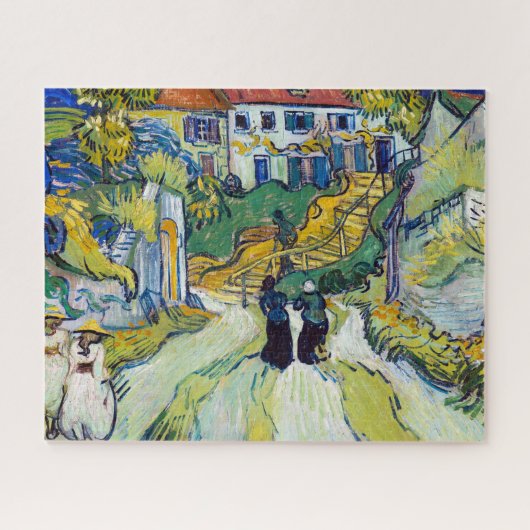 Vincent van Gogh's Treppe bei Auvers Puzzle (Horizontal)