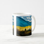 Vincent van Gogh's Ukrainian Flag Classic Tasse, 1 Kaffeetasse (VorderseiteRechts)