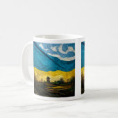 Vincent van Gogh's Ukrainian Flag Classic Tasse, 1 Kaffeetasse (Vorderseite Links)