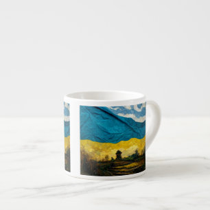 Vincent van Gogh's ukrainische Flag Espresso-Tasse Espressotasse