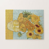 Vincent van Gogh's Vase mit zwölf Sonnenblumen Puzzle (Horizontal)