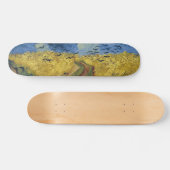 Vincent van Goghs Weizen-Feld mit Krähen (1890) Skateboard (Horizontal)