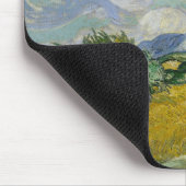 Vincent van Gogh's Weizenfeld mit Cypresse: Mousepad (Ecke)