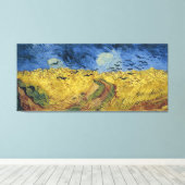 Vincent van Gogh's Weizenfeld mit Krähen (1890) Leinwanddruck (Insitu (Holzboden))