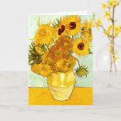 Vincent Van Gogh's Yellow Sunflower Painting 1888 Karte (Gelbe Blume)