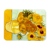 Vincent Van Gogh's Yellow Sunflower Painting 1888 Magnet (Horizontal)