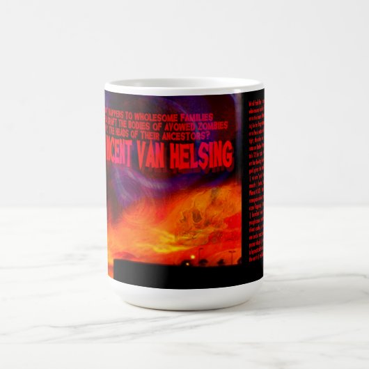 Vincent Van Helsing Kaffeetasse (Mittel)