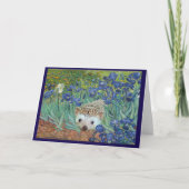 Vincent van Hog’s "Irises and Also a Hedgehog". Karte (Vorderseite)