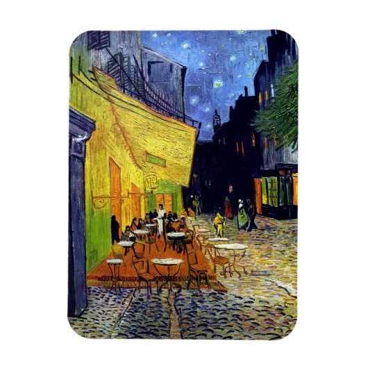 Vincent Willem van Gogh - Cafe Terrace at Night Magnet (Vertikal)